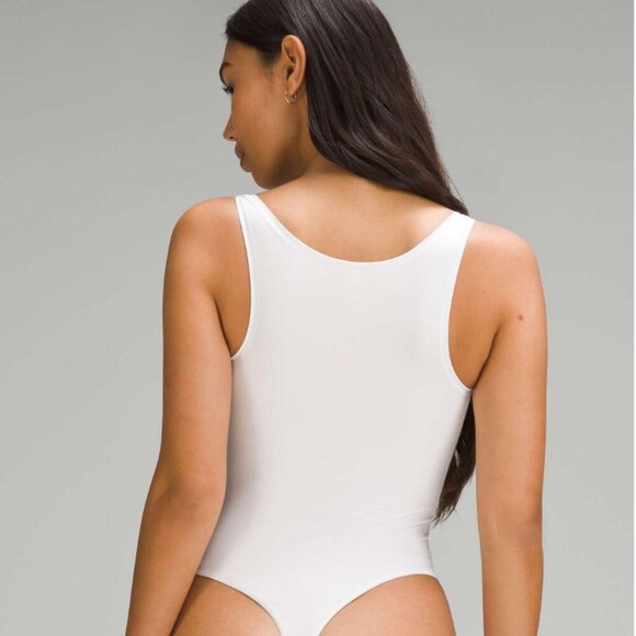 Lululemon Wundermost Ultra-Soft Nulu Square-Neck Sleeveless Bodysuit (NWT) - Picture 2 of 7
